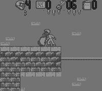 une photo d'Ã©cran de The Pagemaster sur Nintendo Game Boy